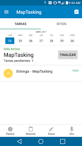 MapTasking Screen 3