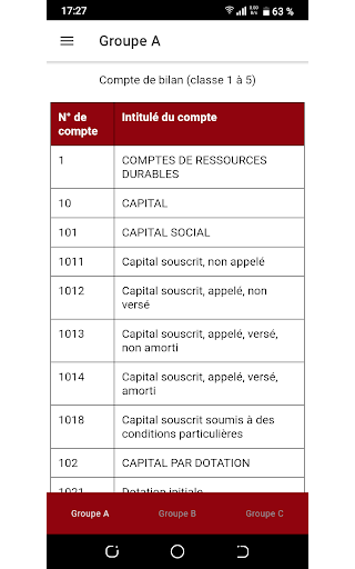 SYSCOHADA - English & French Screen 3