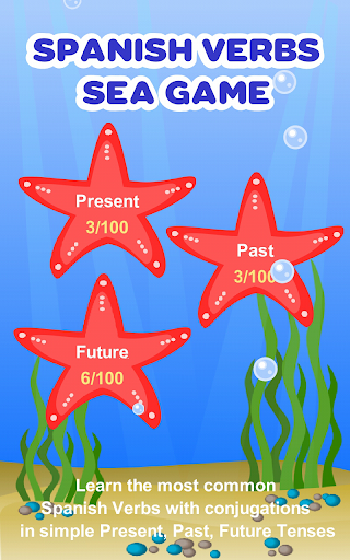 Spanish Verbs Learning Game Screen 2