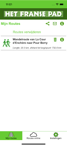 Android application Het Franse Pad screenshort