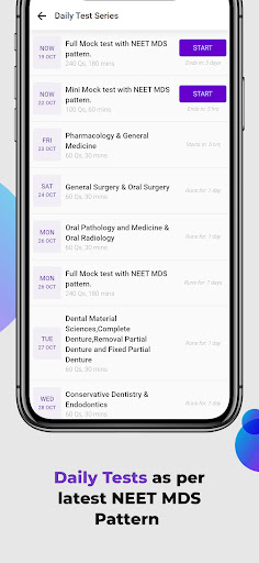 Screenshot of PULP NEET MDS NExT Prep App