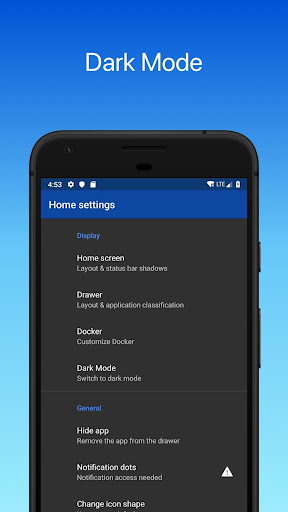 AlphaLauncher Customize screen Screen 3
