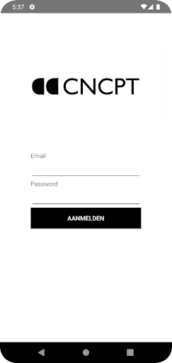 Android application CNCPT screenshort