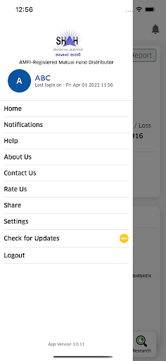 SHAH FINANCIAL SERVICES Screen 2