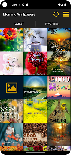 Android application Good Morning Wallpaper screenshort