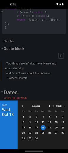 OrgNote Screen 2
