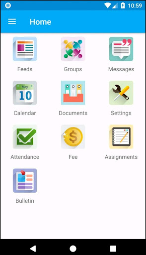 Android application Sheffield School screenshort