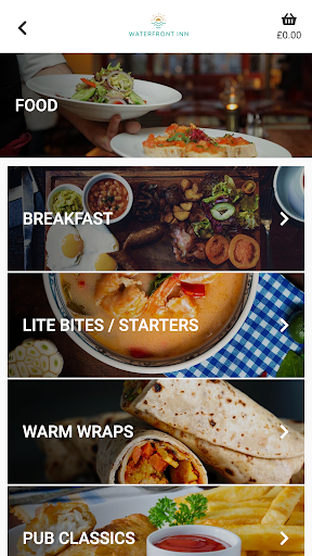 Android application The Waterfront Inn Shanklin screenshort