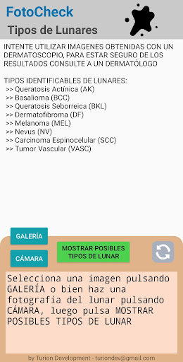 Vista previa de la aplicación