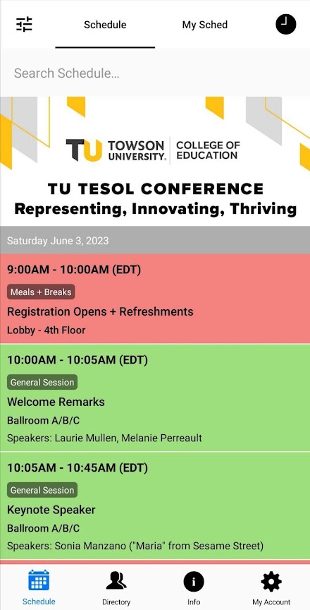 TU TESOL Screen 1