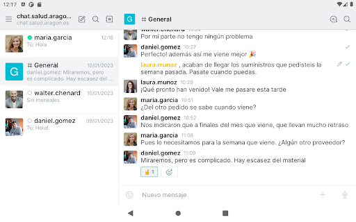 Chat Salud-Aragon Screenshot