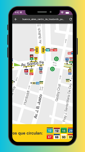 Android application Buenos Aires Metro Map screenshort