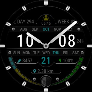 Screenshot del quadrante dell'orologio Futorum H17 Hybrid