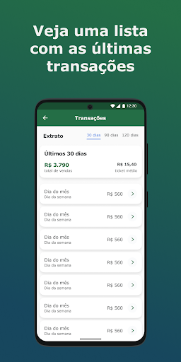 Personal Card - Credenciado Screen 2