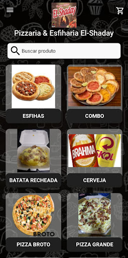 Android application Pizzaria e Esfiharia El Shaday screenshort