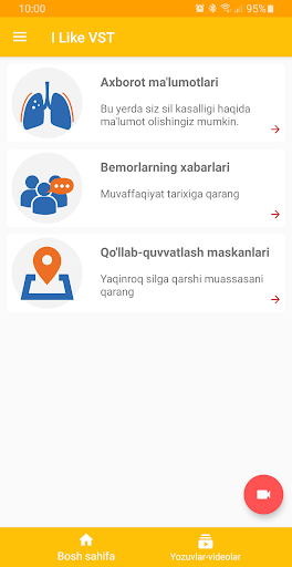 Android application I Like VST Uzbekistan screenshort