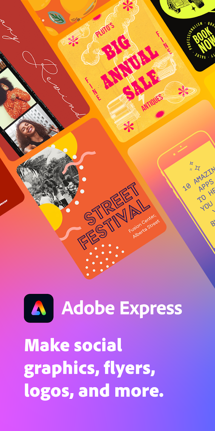 Adobe Express, aplikasi untuk membuat poster gratis 2022