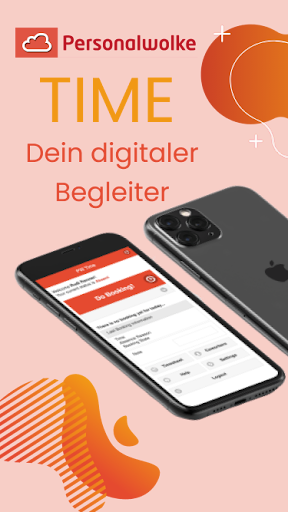 Android application Personalwolke Time screenshort