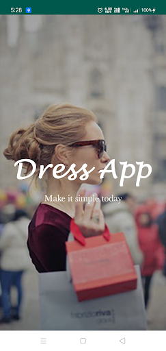 Android application DressApp screenshort