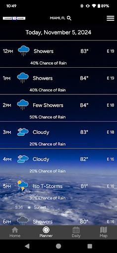 Screenshot of Weather Authority