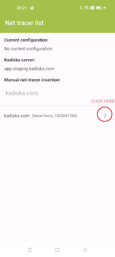 Android application Kadiska screenshort
