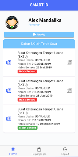 Smart ID DPMPTSP Kota Banjarma Screen 2