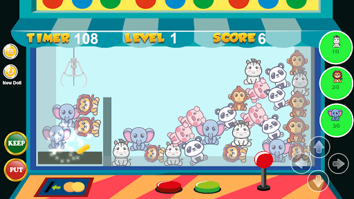 Android application Animal Claw machines screenshort