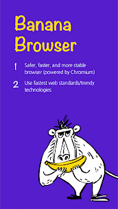 Banana Browser  Adblock, Secure DNS, Fast  Secure MOD APK 3
