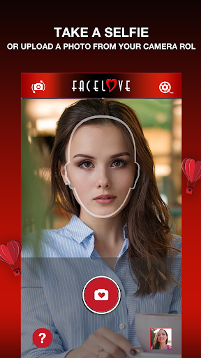 Android application FaceLove screenshort