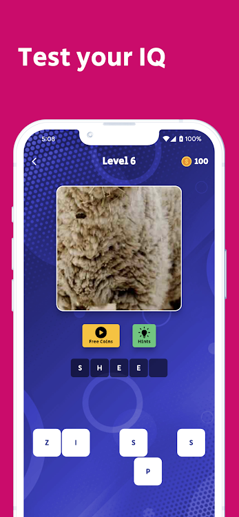 #6. Zoom Quiz : Guess the picture (Android) By: Positive life