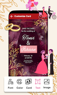 Wedding Invitation Card Maker MOD APK 2.14 (Pro Unlocked) 4