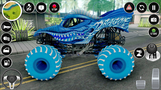 Monster Truck Stunt Racing 3D