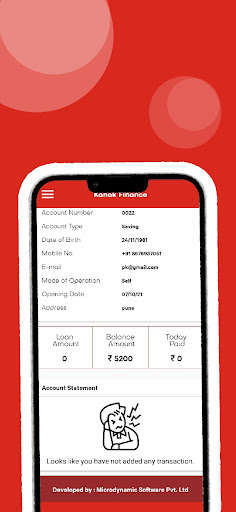 Kanak Finance Screen 2