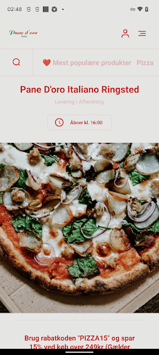Android application Pane D'oro Italiano screenshort