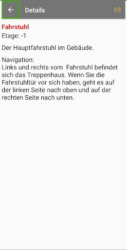 Android application blindFind screenshort