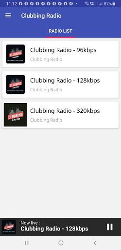 Clubbing Radio Screen 2