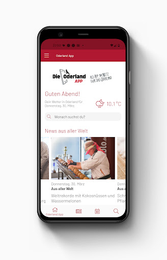 Android application Oderland App screenshort