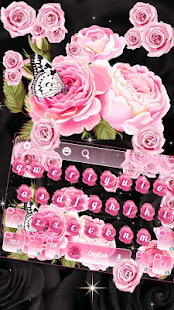 Pink Rose Butterfly Keyboard(圖2)-速報App