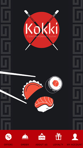 Android application Kokki - Contemporary Sushi screenshort