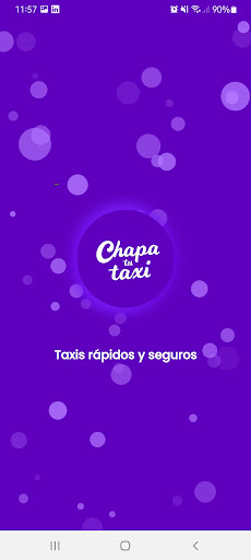 Android application Chapa tu taxi pasajero screenshort
