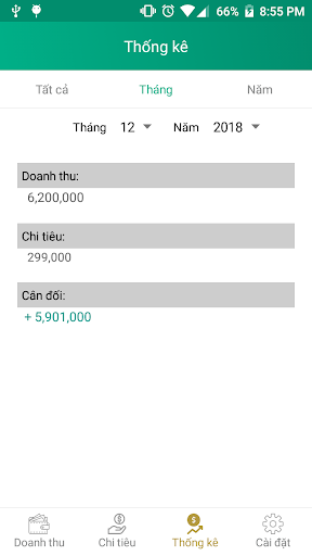 Personal expenses Screen 3