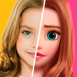 Toon app - princess camera icon