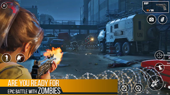 ดาวน์โหลด Zombies Fire Strike: เกมยิงฟรี