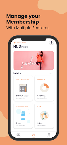 Android application GymOwl screenshort