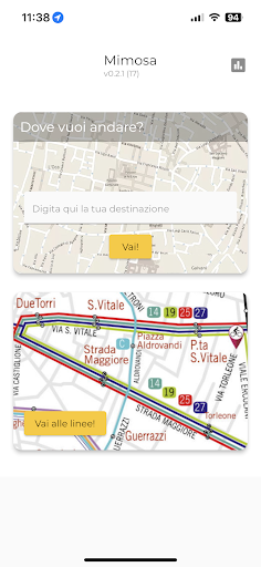 Mimosa Mobilità AR Screen 2