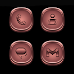 Cover Image of 下载 Mystical Rose Gold Icons  APK