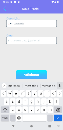 Checklist: lembretes Screen 2
