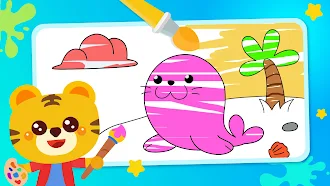 Game screenshot Kids Coloring Book Learn Draw mod apk