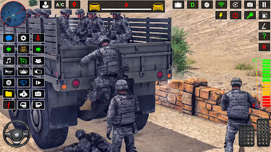 US Army Truck Games Simulator