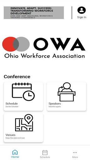 Android application OHIO WORKFORCE CONFERENCE screenshort